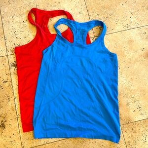 Women’s lululemon racer back tank tops sz 6